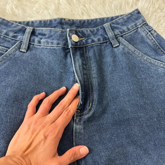 Like New✨ CIDER Cargo Bermuda Denim Shorts Size S - Picture 3 of 8